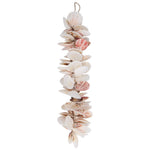 40cm long scallop shell hanging tassel decoration by Gisela Graham