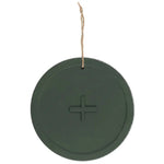 Silver Moon Gazing Hares Plaque By Lisa Parker