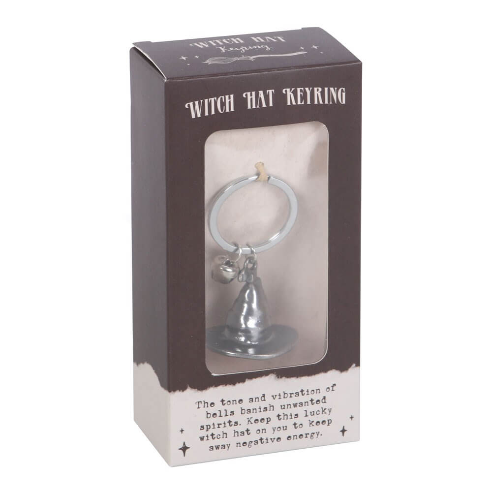 Witches Hat & Bell Keyring