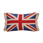 Small Marine Union Jack Rectangular Cushion 46cm