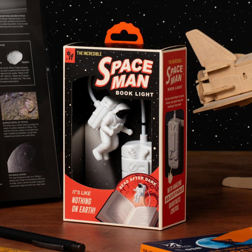 LED Spaceman Clip-on Reading Light