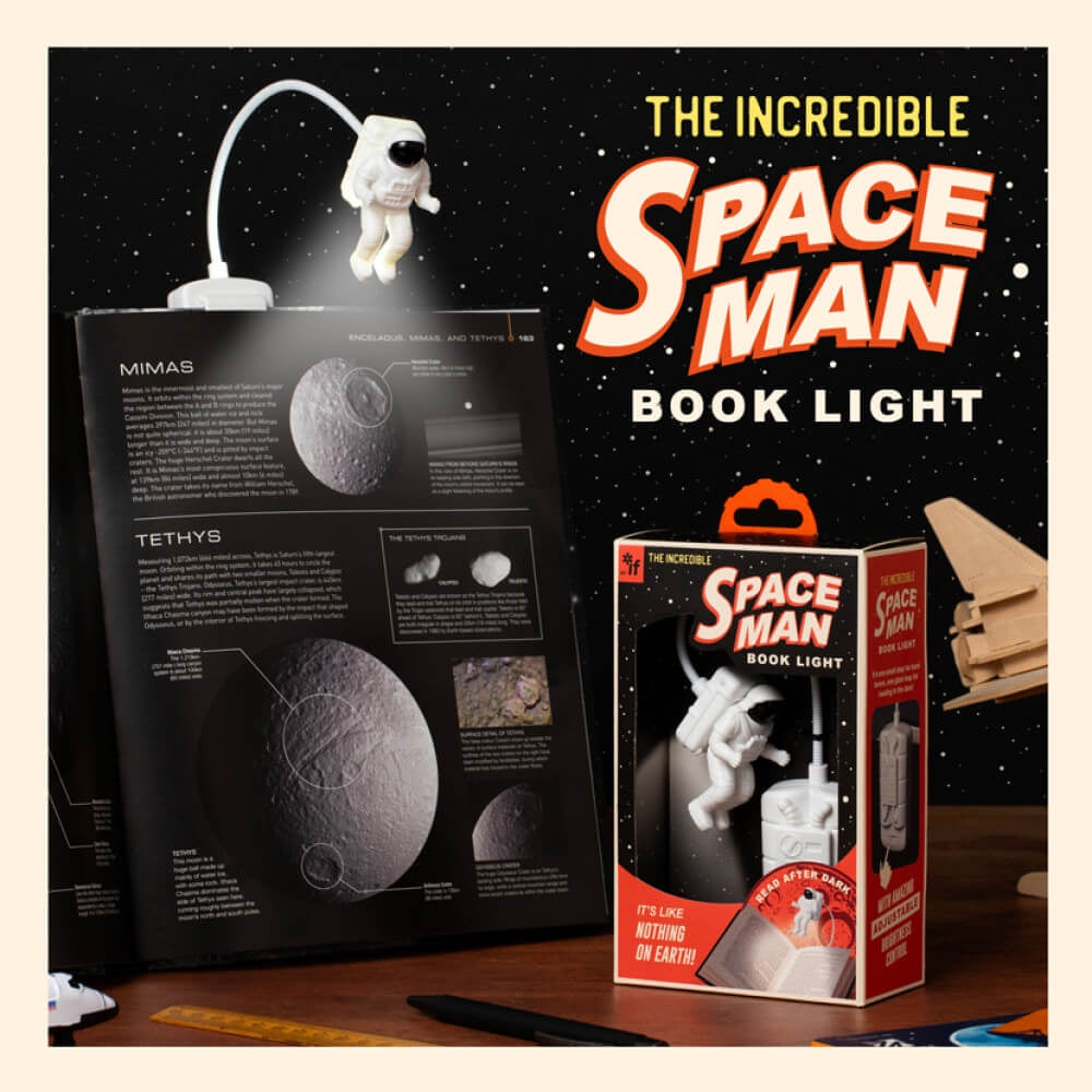 Buy LED Spaceman Clip-on Reading Light at Under the Sun shop in Southend