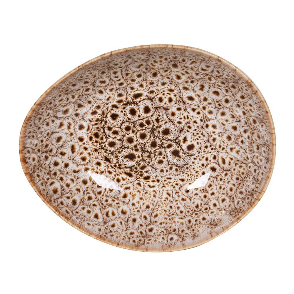 Brown Speckle Glazed Ceramic Bowl