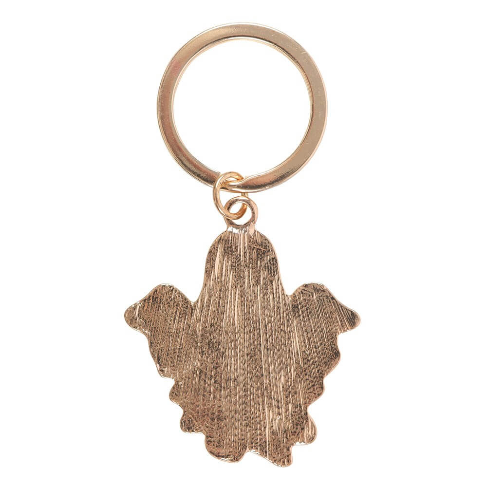 Spooky Season Ghost Enamel Keyring
