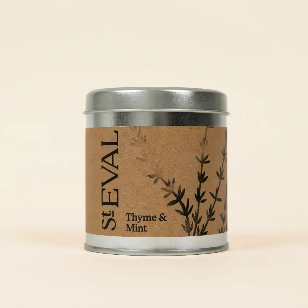 Thyme and Mint scented St Eval Candle Tin