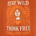 Stay Wild Think Free Cotton Tote Bag