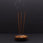 Plain Wood Incense Stick & Cone Burner Disc