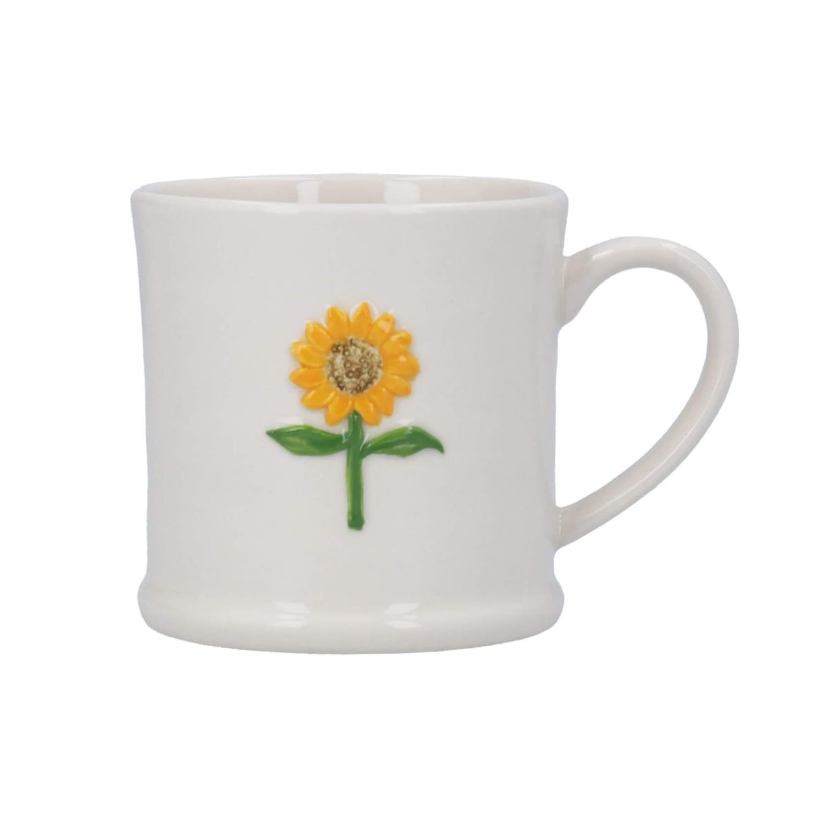 Sunflower Motif Stoneware Mini Mug by Gisela Graham
