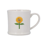 Sunflower Motif Stoneware Mini Mug by Gisela Graham