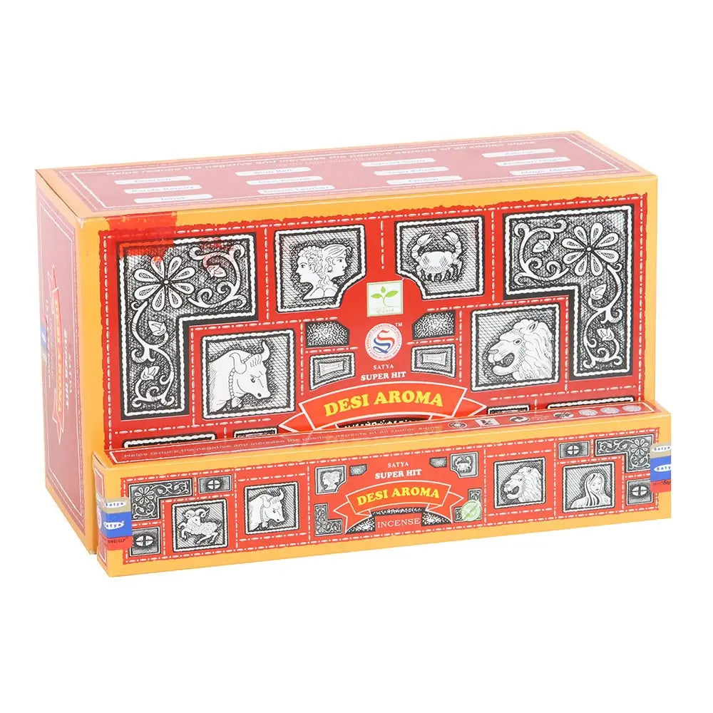 Superhit Desi Aroma Incense Sticks by Satya to buy in Southend at Under the Sun incense shop