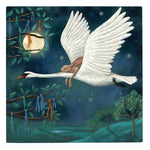 Full Moon Cloutie Dreams Artwork Tile by Wendy Andrews at Under the Sun Southend