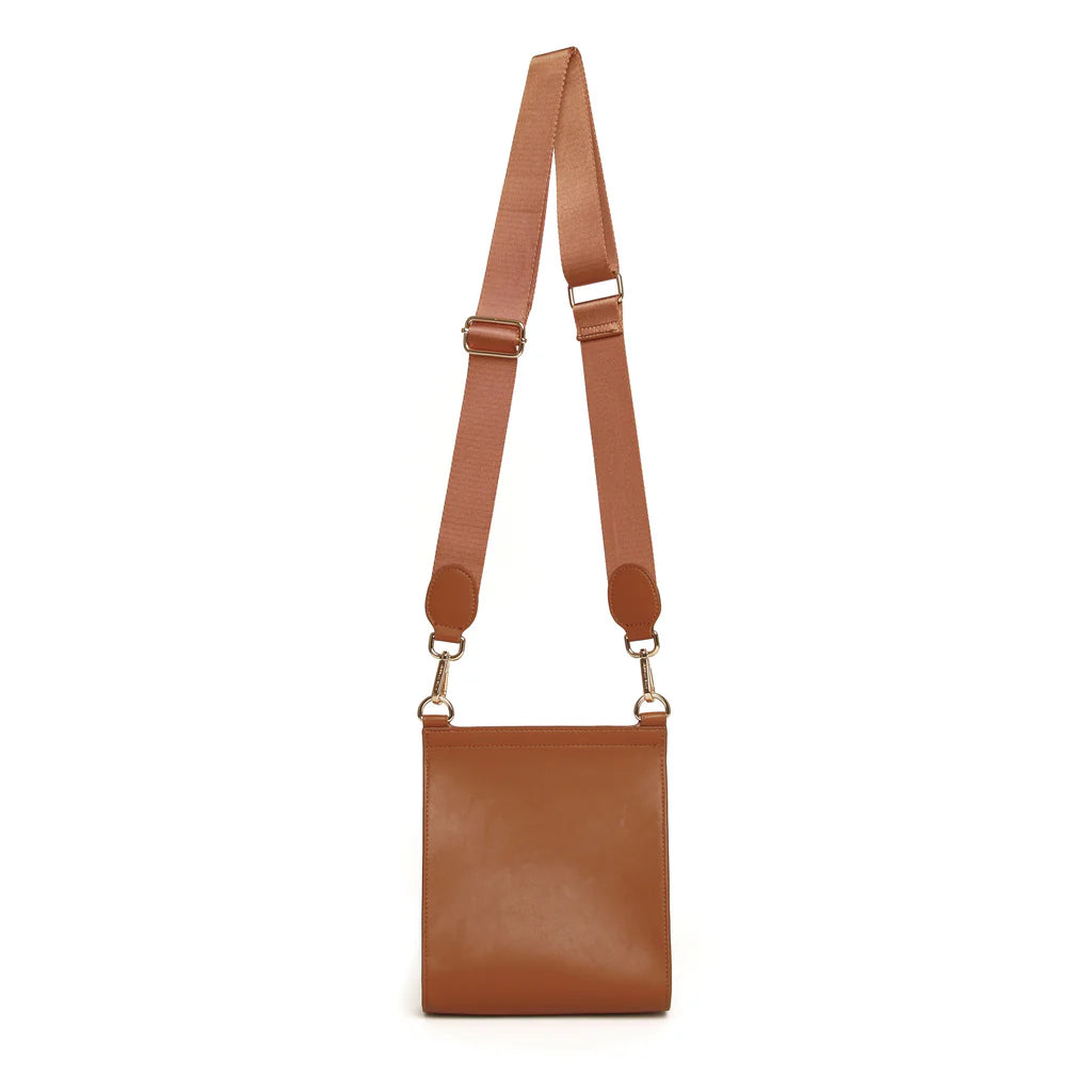 Tan Seville Crossbody Bag by Alice Wheeler