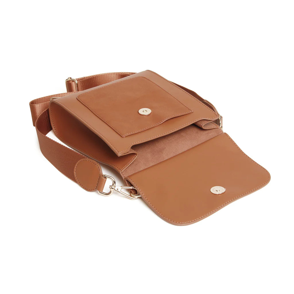 Tan Seville Crossbody Bag by Alice Wheeler