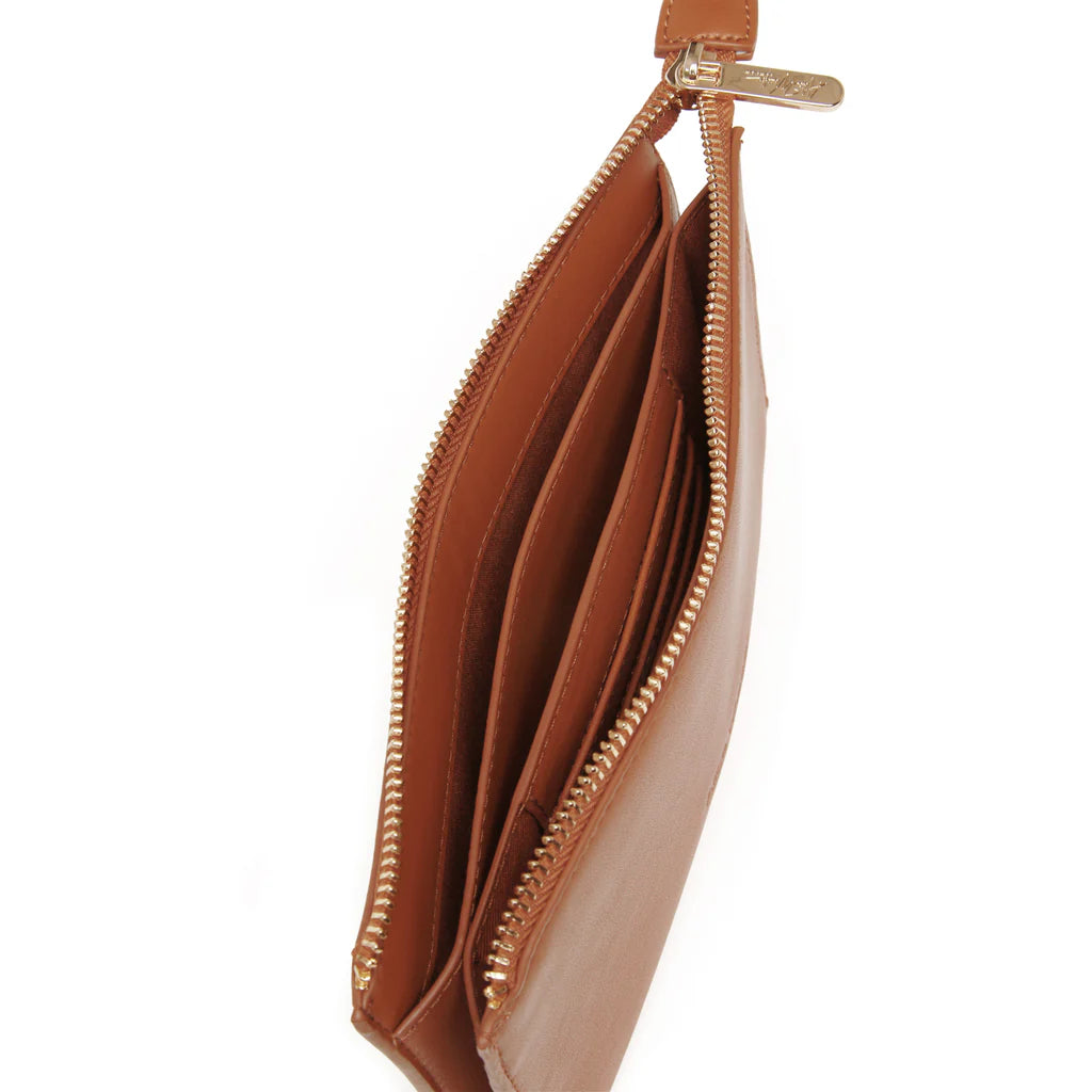 Tan Valencia Double Purse | Alice Wheeler