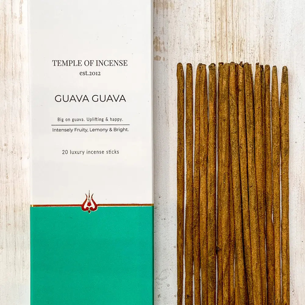 Guava Guava Incense Sticks by Temple of Incense in Southend at Under the Sun incense shop