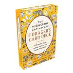 Yellow flower decorated packaging for 'Hedgerow Apothecary Forager’s Card Deck.