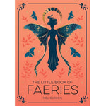 Book cover of 'The Little Book of Faeries' with a fairy illustration on a pink background.