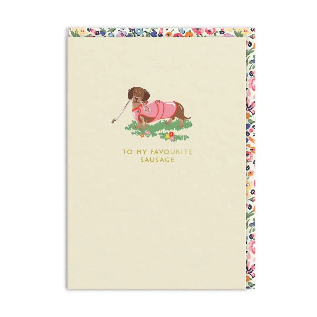 Cath Kidston To My Favourite Sausage Greeting Card