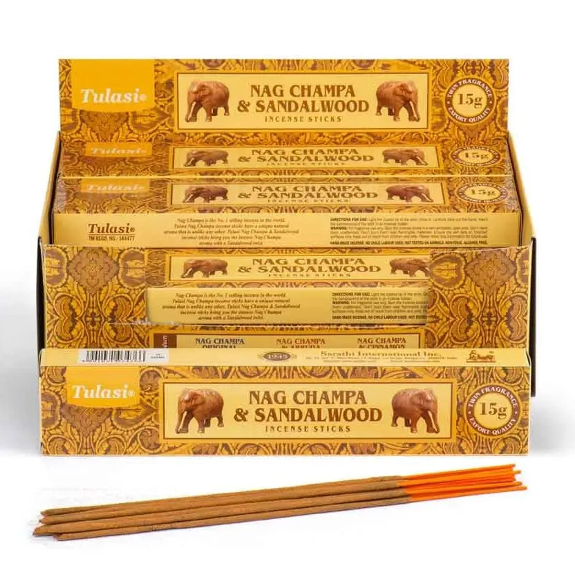 Tulasi Nag Champa & Sandalwood Incense