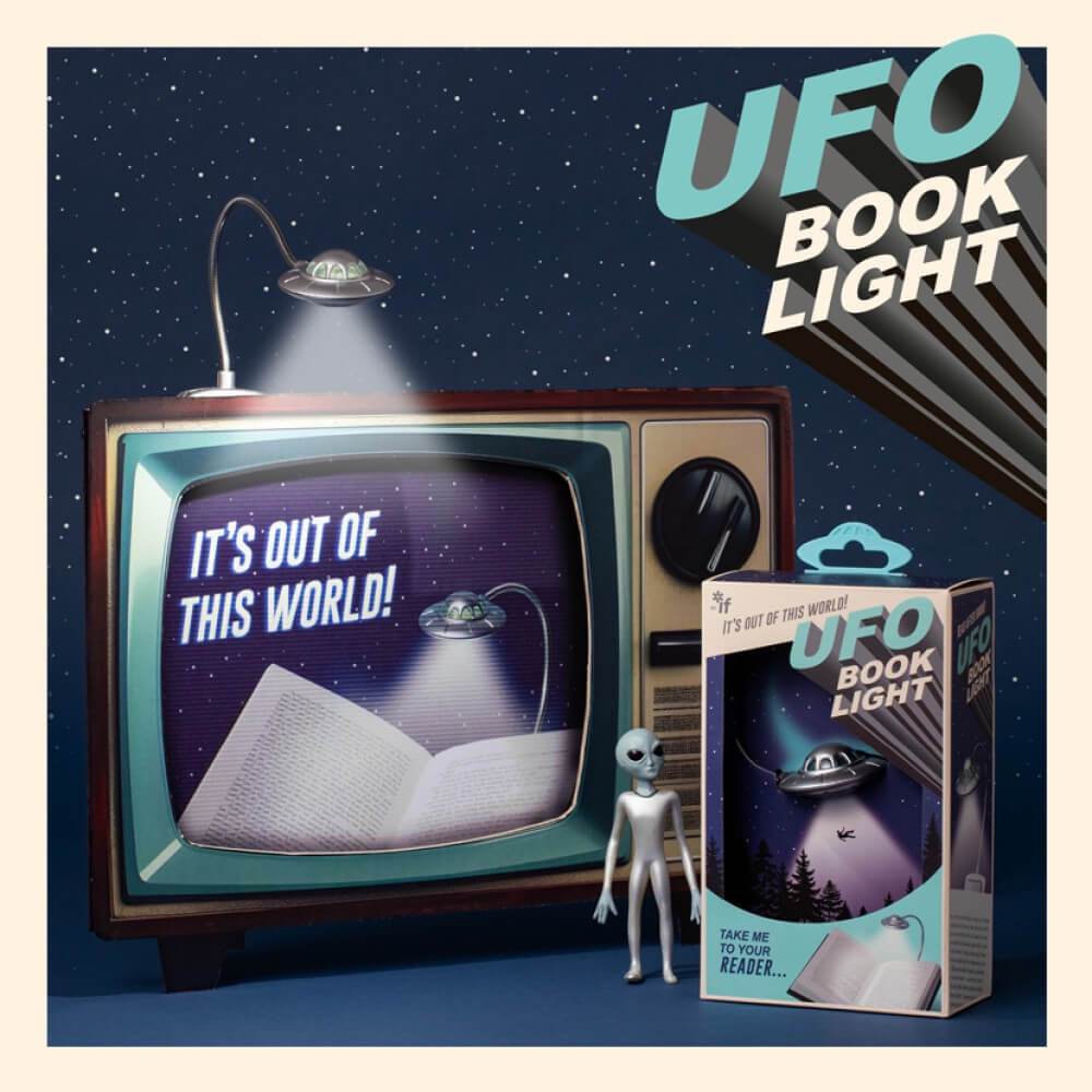 Buy Silver UFO Clip-on Book Light at Under the Sun Southend shop