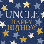 Uncle Happy Birthday Stars Card by Emma Bridgewater