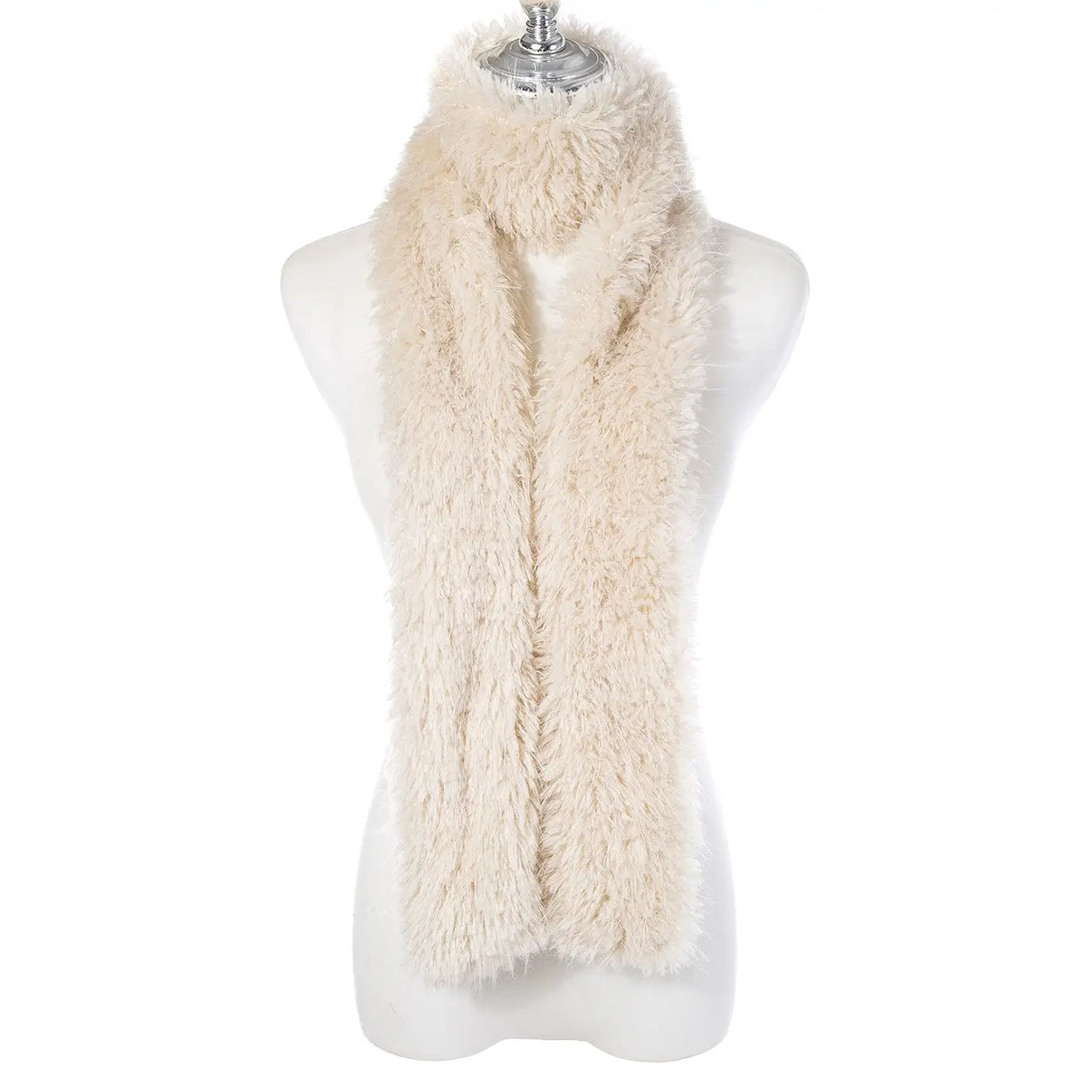 Park Lane Shaggy Scarf SC1906 Whipped Cream