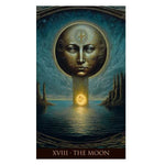 The Moon Tarot Card from Whispers of Time Tarot Deck