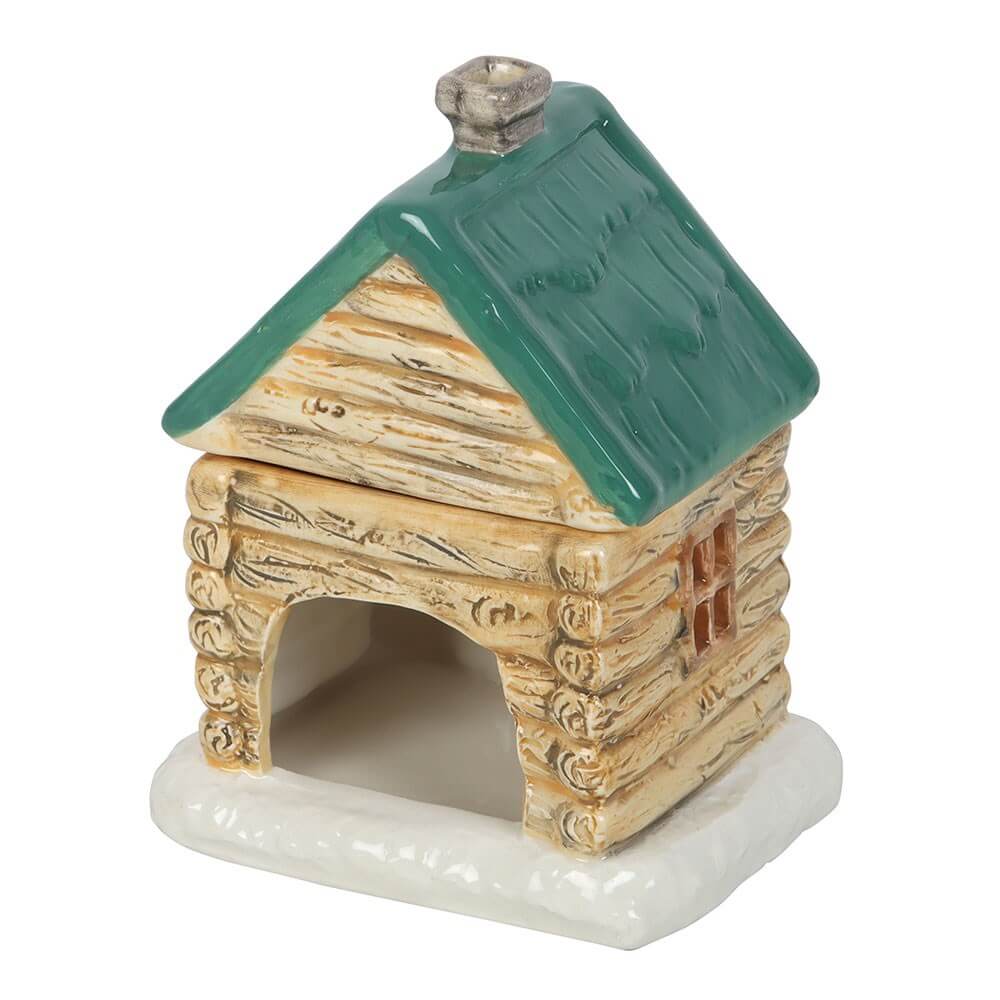 Alpine Ski Chalet Ceramic Oil Burner