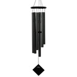 Woodstock Chimes of Earth Windchime in Full Black Colour