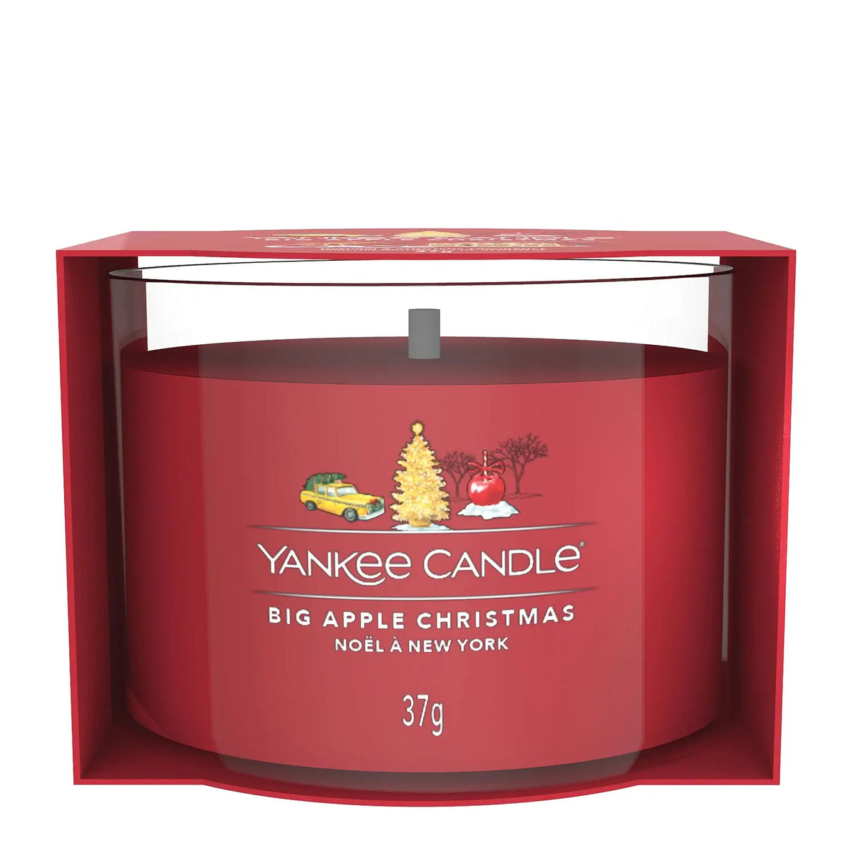 Yankee Big Apple Filled Christmas Votive Candle