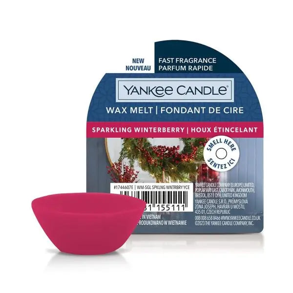 Yankee Wax Melt Sparkling Winterberry