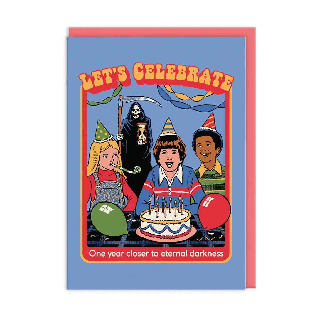 Closer To Eternal Darkness Retro Birthday Card