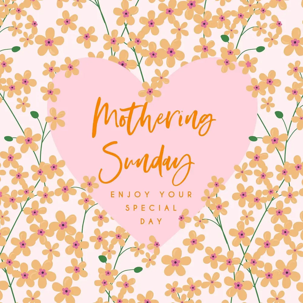 Yellow Flowers Mothering Sunday Card at underthesun.shop in Southend