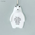 You Are A Lovely Friend Cat Shape Hanger bu East of India