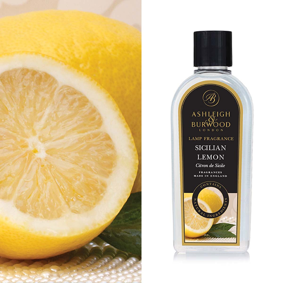 Sicilian Lemon 1000ml Fragrance Lamp Oil