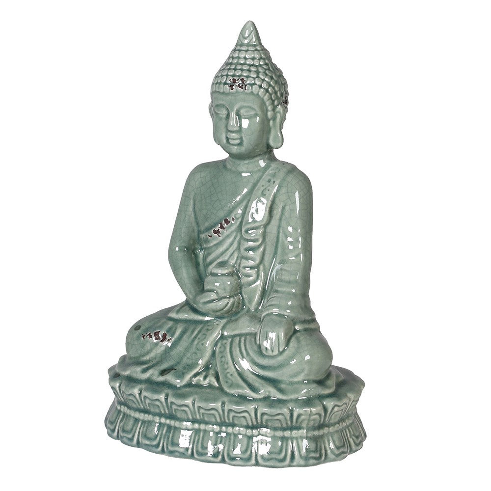 Sage Ceramic Buddha. H25cm