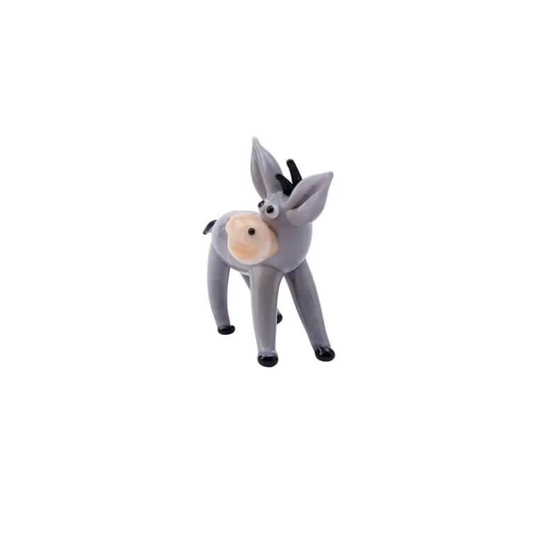 Buy Artisan Glass Donkey Figurine in Southend at Under the Sun shop