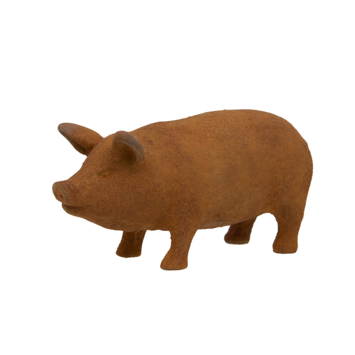 Baby Rusty Cast Iron Pig