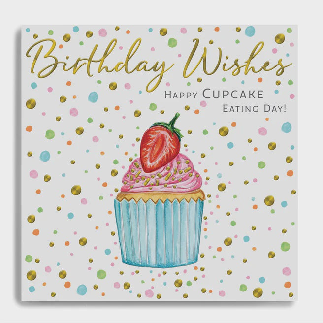 Cupcake Eating Day Birthday Card