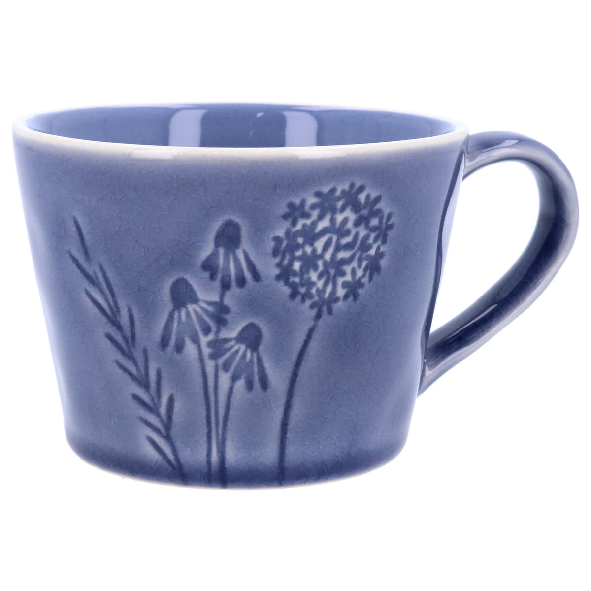 Blue Flower Meadow Stoneware Mug | Gisela Graham