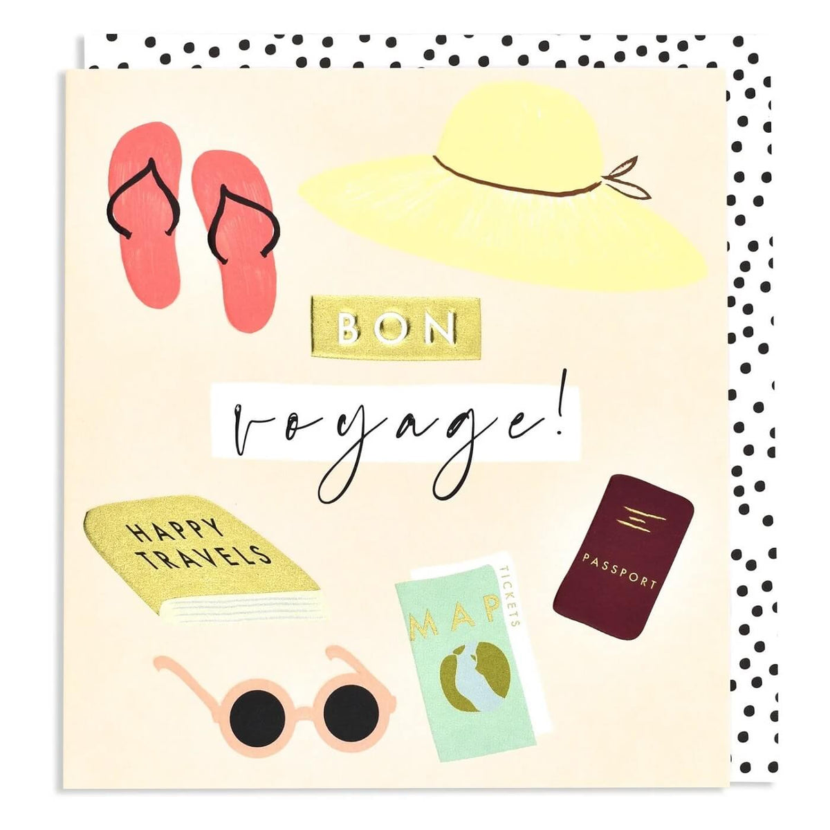 Bon Voyage Happy Travels Card AURA24