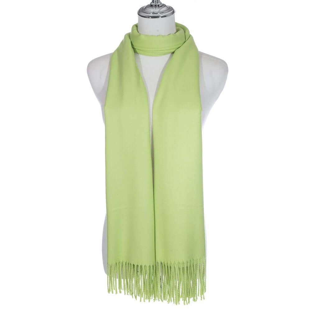 Celine Lime Green Pashmina Style Scarf