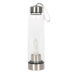 Quartz Energising Glass Water Bottle