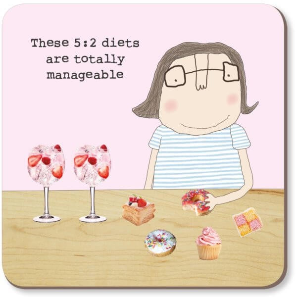 Manageable Diets Coaster | Rosie Made a Thing