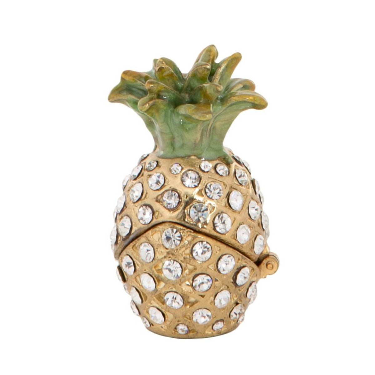Gold & Crystal Pineapple Trinket Box