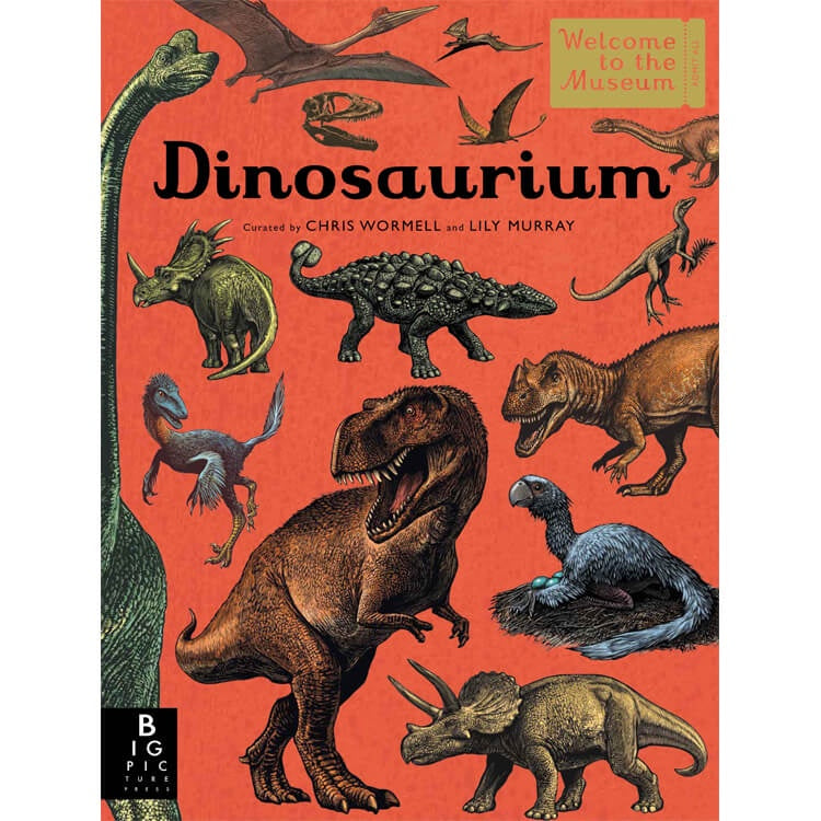Buy Dinosaurium Large Illustrated Book of Dinosaurs in Southend at Under the Sun shop