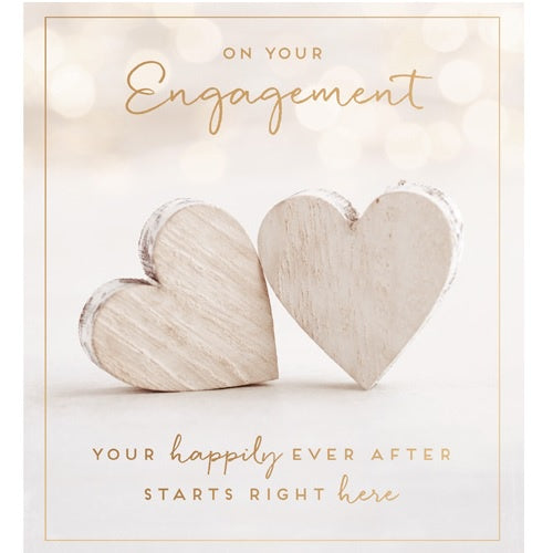 Happy Ever After Engagement Card HD7002B