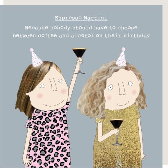 Espresso Martini Birthday Card | Rosie Made A Thing