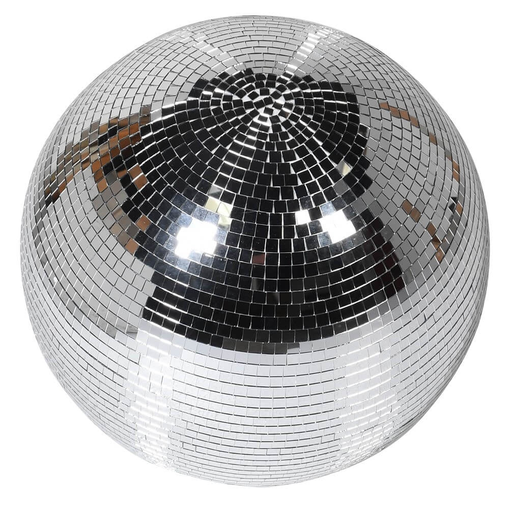 XL Silver Disco Mirror Ball 50cm