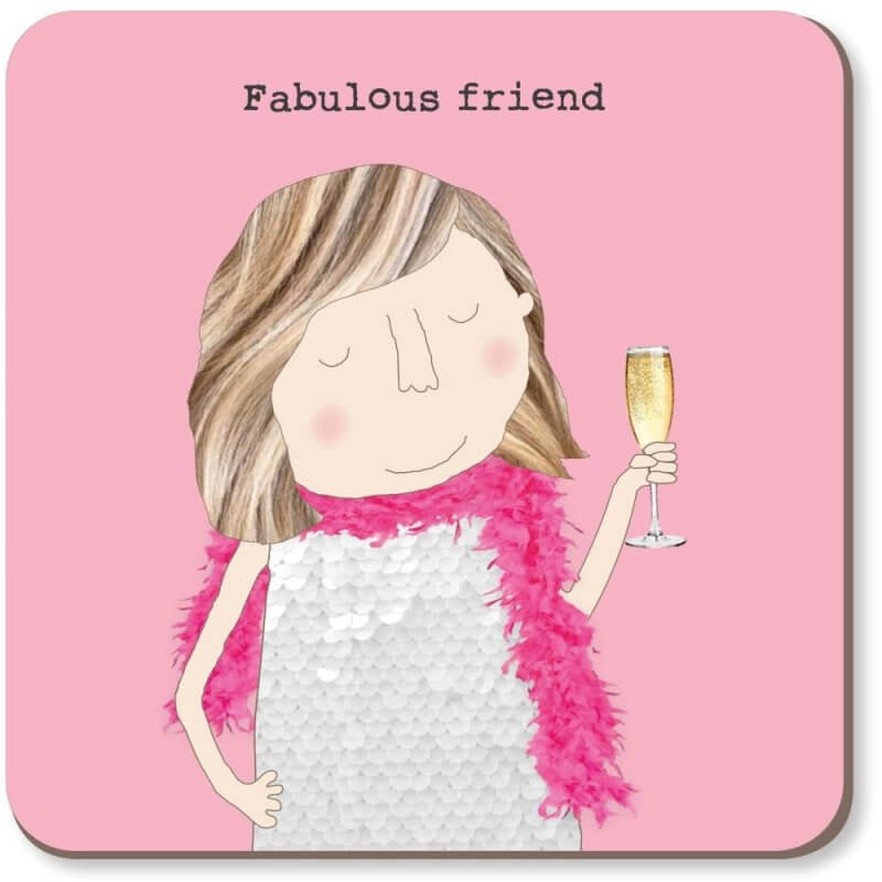 Fabulous Friend Coaster by Rosie Made A Thing, Under the Sun Southend stockist